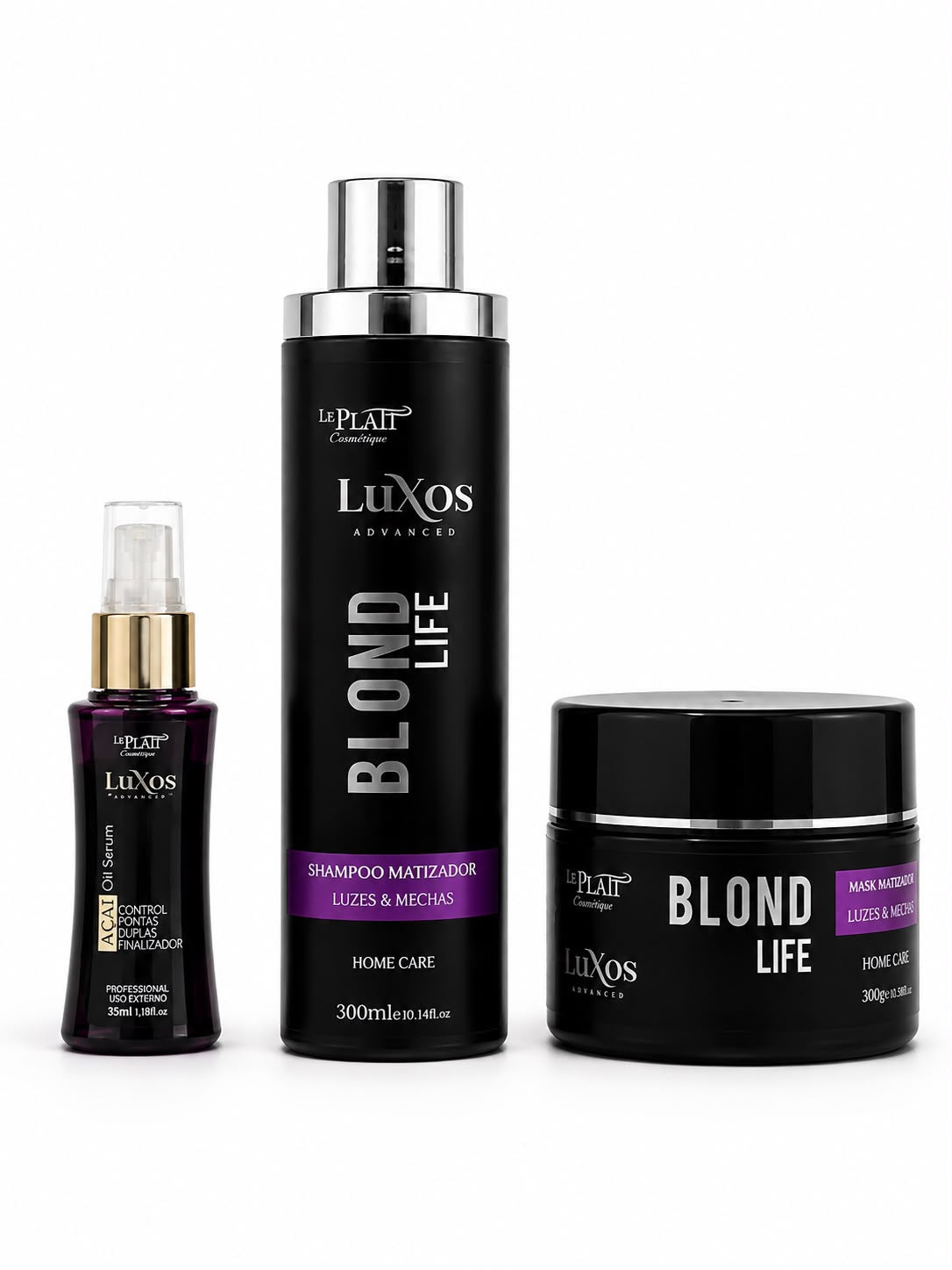 Kit Blond Life Home Care + Óleo Açaí 35 ml