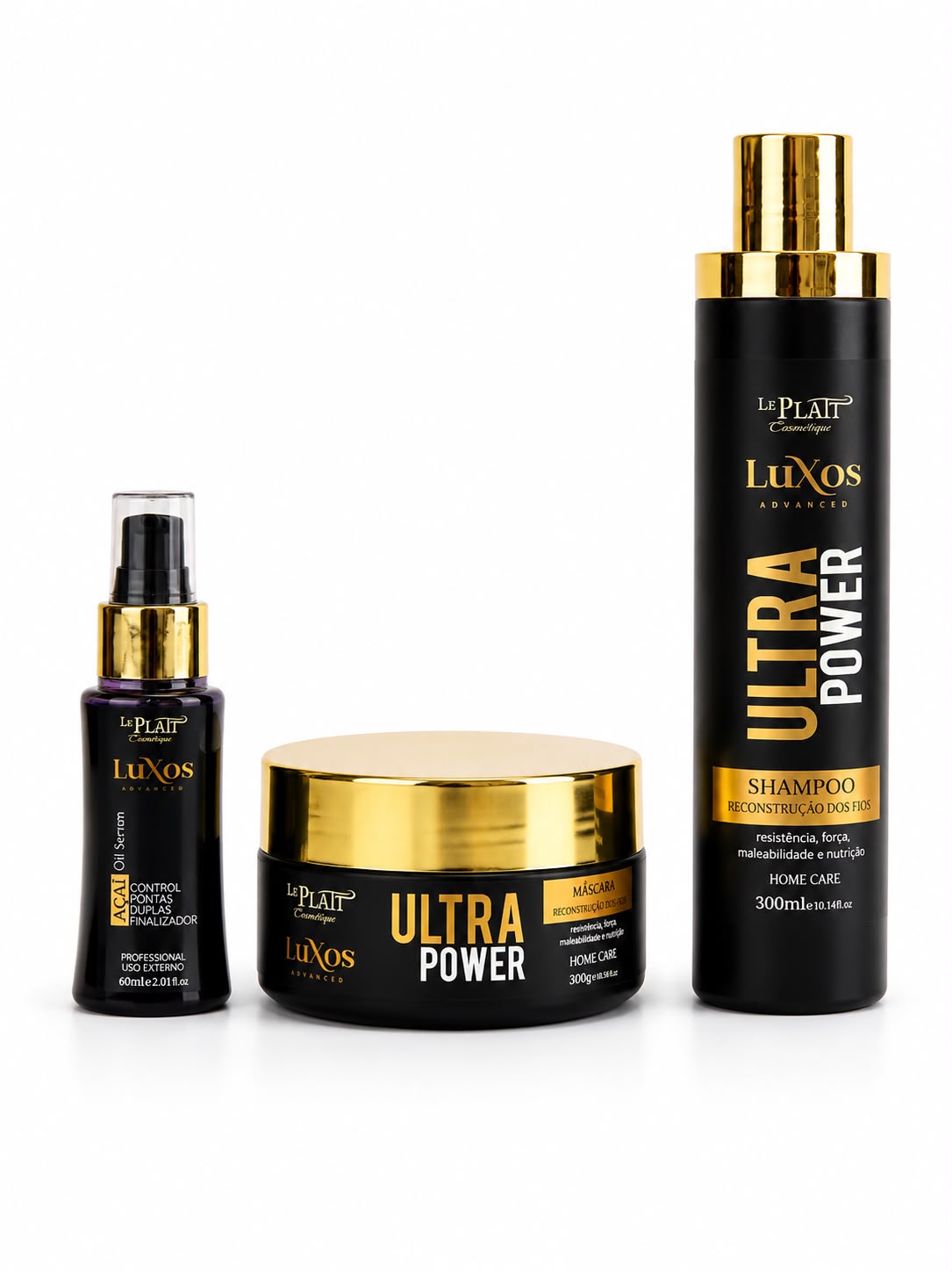 Kit Ultra Power Home Care + Óleo Açaí 60 ml